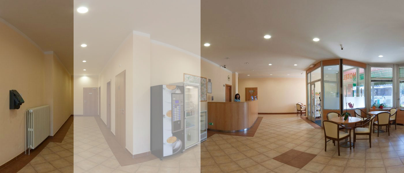 Recepce a vstupní prostory Hotelu Chodov Praha